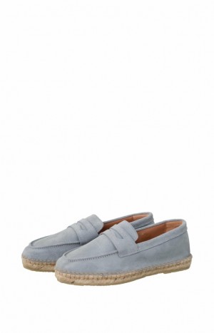 Espadrillas YAYA Moccasin Femme Bleu | CRQKYNM-20